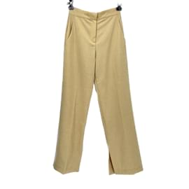 Autre Marque-NON SIGNE / UNSIGNED  Trousers T.International S Cotton-Yellow