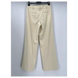 Autre Marque-NON SIGNÉ / Pantalon NON SIGNÉ T.fr 36 polyestyer-Écru