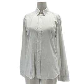 Balmain-BALMAIN Chemises T.UE (tour de cou / collier) 39 cotton-Blanc