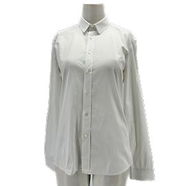 Camisas Balmain T.EU (cuello redondo / collar) 39 Algodón Blanco