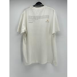 Off White-Camisetas OFF-WHITE.Internacional L Algodón-Blanco