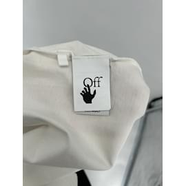 Off White-OFF-WHITE T-Shirts T.Internationale L Baumwolle-Weiß