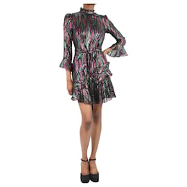 Autre Marque-Multicoloured lurex gem jacquard mini dress - size UK 4-Multiple colors