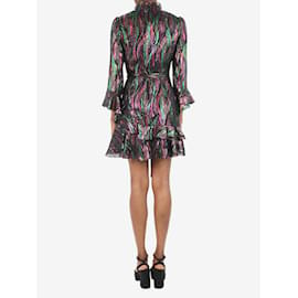 Autre Marque-Multicoloured lurex gem jacquard mini dress - size UK 4-Multiple colors