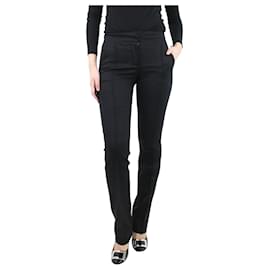 Céline-Pantaloni sartoriali neri - taglia UK 8-Nero