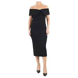 The row-Black off-shoulder dress - size L-Black