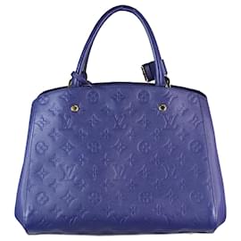 Louis Vuitton-azul oscuro 2015 Bolso Empreinte Montaigne con monograma-Azul