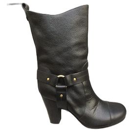 Chloé p short boots 37,5 Black