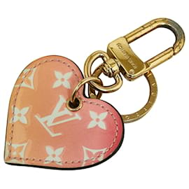 Louis Vuitton-Louis Vuitton Pink Love Lock Porte Cles-Rosa