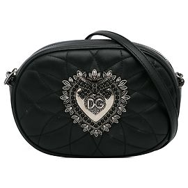 Dolce & Gabbana Dolce&Gabbana Bolsa Crossbody Mini Devotion Preta Preto