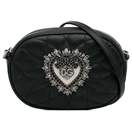 Dolce & Gabbana-Dolce&Gabbana Mini sac à bandoulière Devotion noir-Noir
