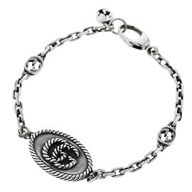 Gucci GG Marmont Chain Bracelet Silvery