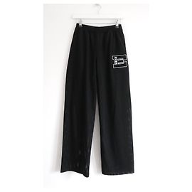 McQ Alexander McQueen mesh track pant trousers Black