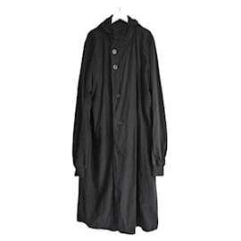 Rick Owens-RICK OWENS SS08 Creatch Black Coat-Black