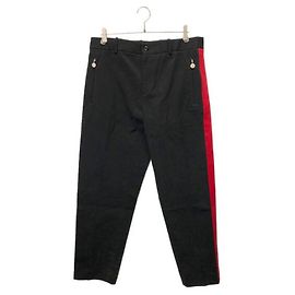 Moncler calça Preto Vermelho