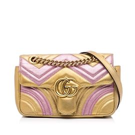 Borse GUCCI GG Marmont D'oro