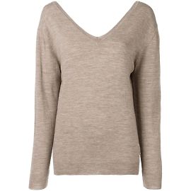 Beigefarbener Wollpullover von Maison Martin Margiela Beige