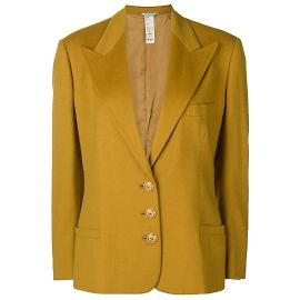 Gianni Versace Mustard Wool Jacket Mustard