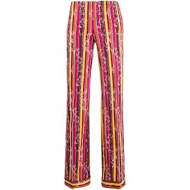 Pantalone Romeo Gigli in cotone jacquard Multicolore