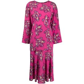 Abito floreale rosa Fendi Multicolore