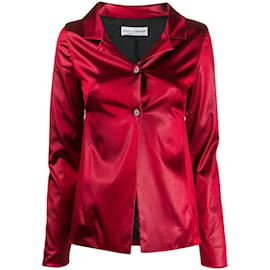 Dolce & Gabbana-Dolce & Gabbana Iridescente Red Jacket-Red