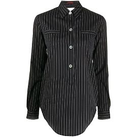Camicia Romeo Gigli Gessata Nera Nero