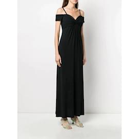 Moschino-Moschino Black Long Dress-Black