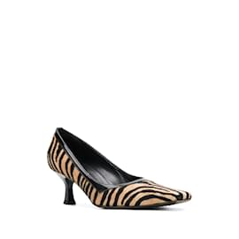 Gianni Versace-Zapatos de salón animales de Gianni Versace-Negro,Beige,Arena