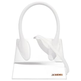 Jacquemus-Jacquemus Le Grand Chiquito White Leather-White