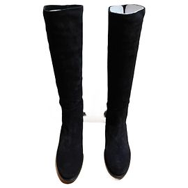 Free Lance Mansory 7 Bott Boots Black Leather Black