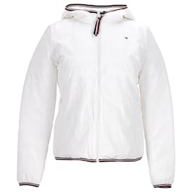 Tommy Hilfiger-Womens Essential Reversible Padded Jacket-White