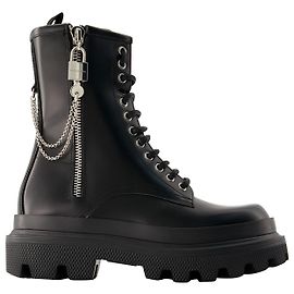 Dolce & Gabbana Botas Sicilia Negras - Dolce&Gabbana - Piel - Negro Negro