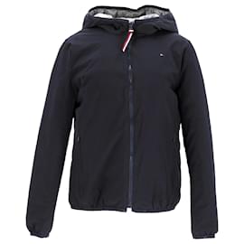 Tommy Hilfiger-Womens Essential Reversible Padded Jacket-Navy blue