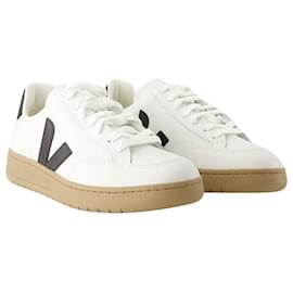 Veja-V-12 Sneakers - Veja - Cuero - Blanco-Blanco