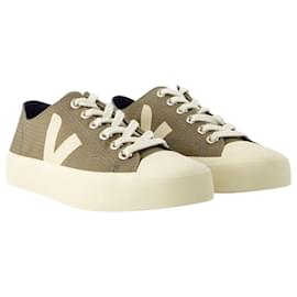 Veja-Wata II Low Sneakers – Veja – Canvas – Khaki-Grün,Khaki