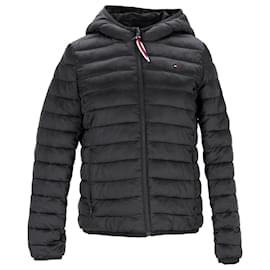 Tommy Hilfiger-Tommy Hilfiger Womens Essential Reversible Padded Jacket in Black Polyester-Black