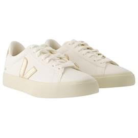 Veja-Campo Sneakers - Veja - Leder - Weiß Platin-Weiß
