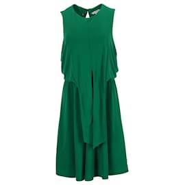 Tommy Hilfiger-Tommy Hilfiger Slim Fit Damenkleid aus grünem Polyester-Grün