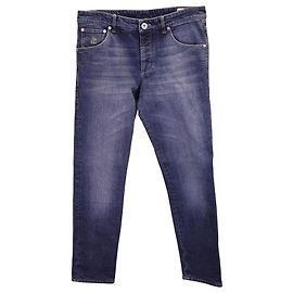 Vaqueros pitillo de mezclilla Brunello Cucinelli de algodón azul Azul