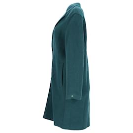 Tommy Hilfiger-Mantel aus gekochter Wolle für Damen-Grün