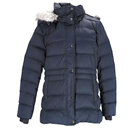 Tommy Hilfiger-Womens Down Padded Regular Fit Jacket-Navy blue