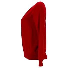 Tommy Hilfiger-Damen-Pullover mit normaler Passform-Rot
