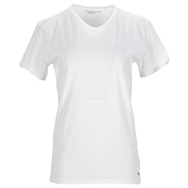 Tommy Hilfiger-Mens 3 Pack V Neck Cotton T Shirts-White