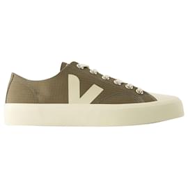 Veja-Zapatillas bajas Wata II - Veja - Lona - Caqui Pierre-Verde,Caqui