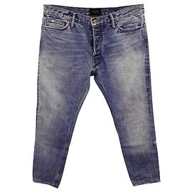 Fear of God Angst vor dem ewigen Gott 5-Pocket-Jeans mit geradem Bein aus hellblauem Baumwolldenim Blau