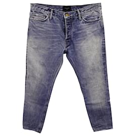 Fear of God-Temor de Deus Eterno 5- Jeans de perna reta com bolso em jeans de algodão azul claro-Outro