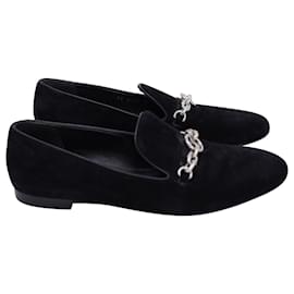 Louis Vuitton-Louis Vuitton Schoolgirl Loafers in Black Suede-Black