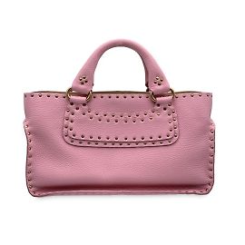 Céline Borsa a tracolla Boogie Bag in pelle rosa con borchie Rosa