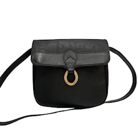 Dior-Oblique Trotter Crossbody Bag  08662-Black