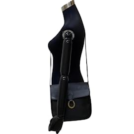 Dior-Oblique Trotter Crossbody Bag  08662-Black
